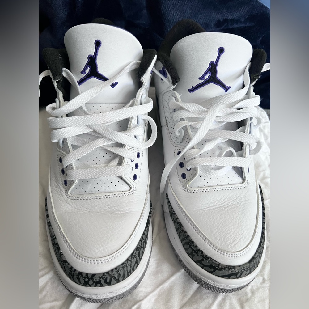 AIR JORDAN 3 RETRO ‘DARK IRIS’ 8.5 men US